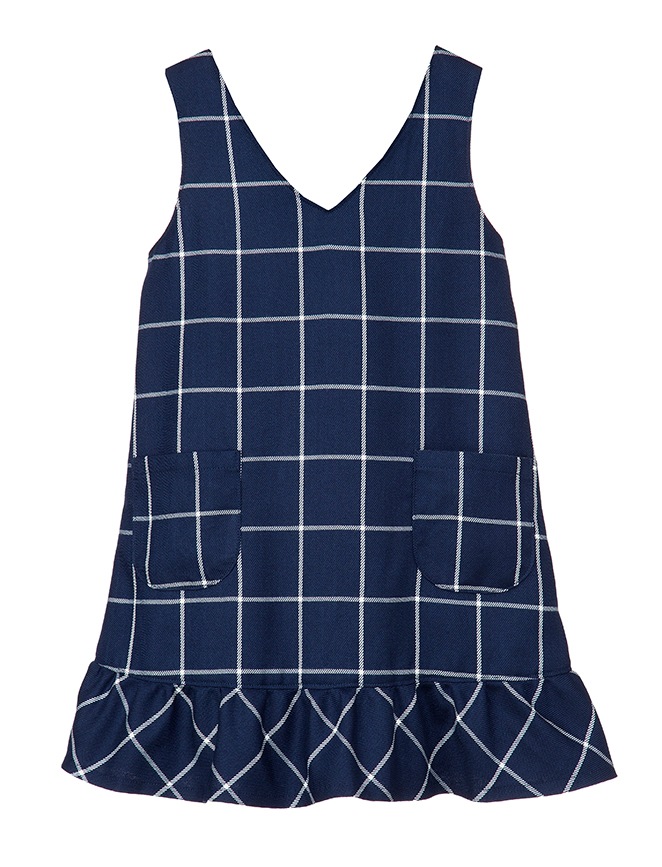 こどもVネックジャンパースカート(5145)