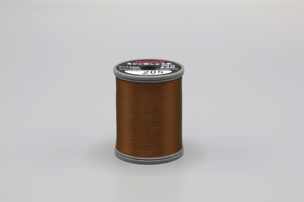 ミシン刺しゅう糸　コゲチャ(No.205)