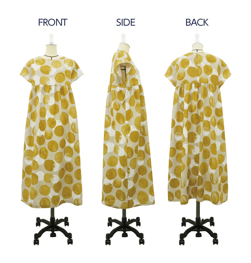 フレンチスリーブワンピース(7011)