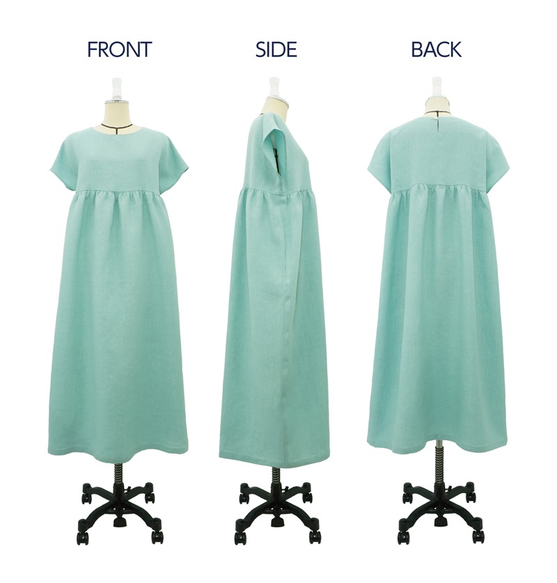 フレンチスリーブワンピース(7011)