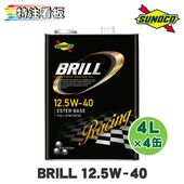 SUNOCO BRILL 12.5W-40 4L��4�� ���Υ� ������ ���󥸥󥪥��� �֥�� 12.5w40