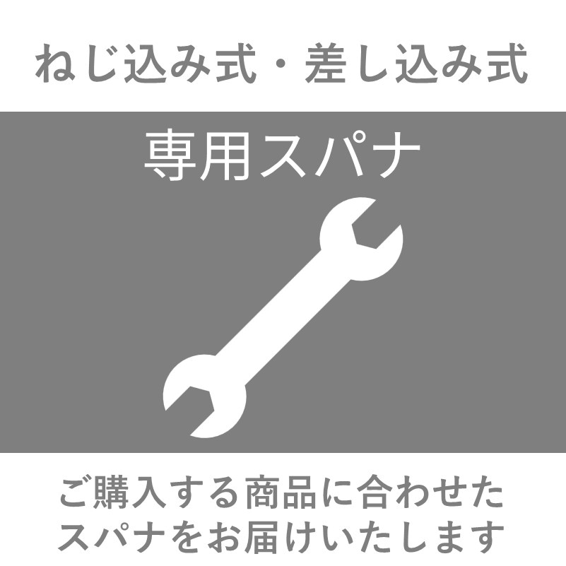 ねじ込み式・差し込み式キャスター専用スパナ
