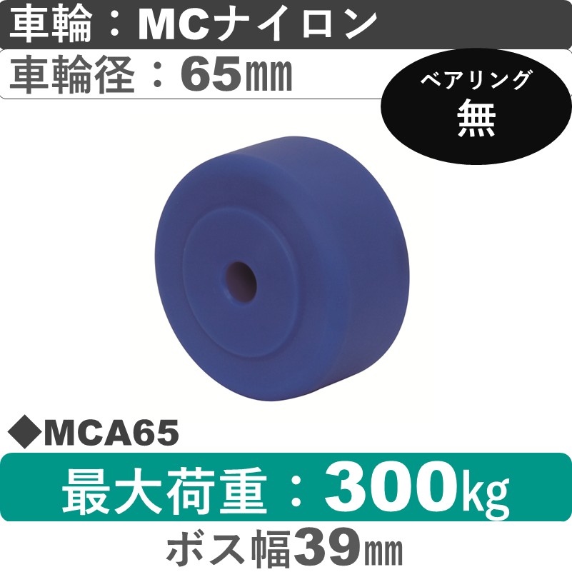 MCA65 岡本工機 車輪 MCナイロン車輪65㎜