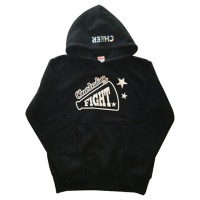 プルオーバーパーカー グリッターフード