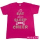 チアTシャツ EAT SLEEP CHEER