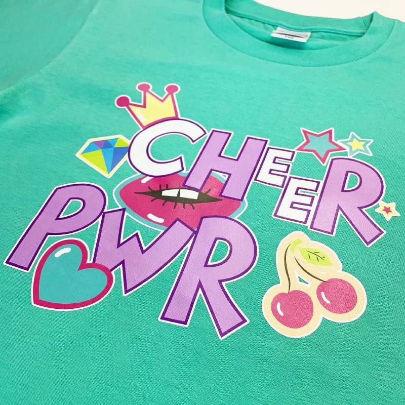 チアTシャツ CHEER PWR