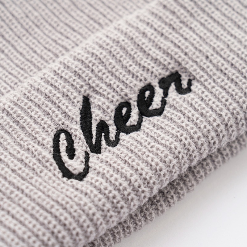 ニット帽　CHEER