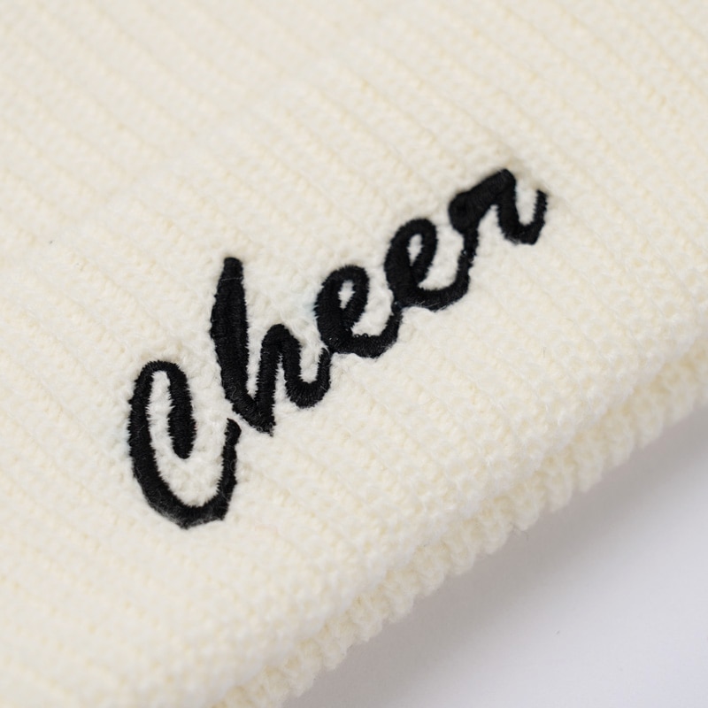 ニット帽　CHEER