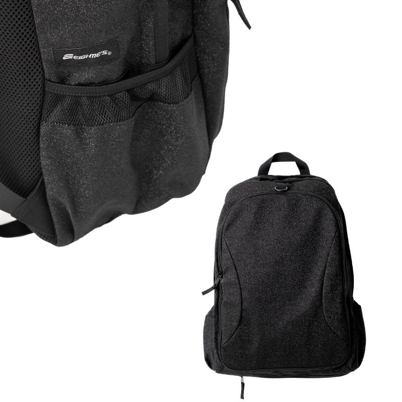 グリッターリュック 無地(本体＋ポケット) M