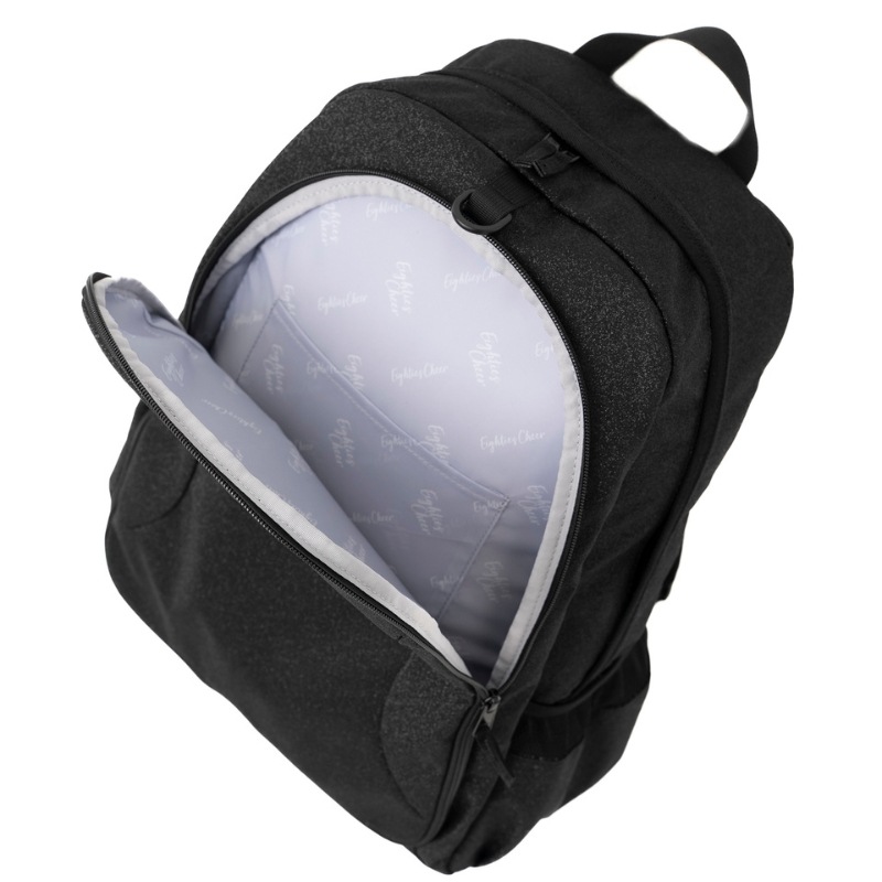 グリッターリュック 無地(本体＋ポケット) M