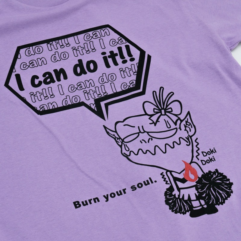 Tシャツ　チキンハートのモンスター