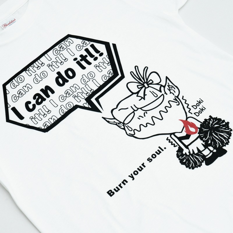 Tシャツ　チキンハートのモンスター