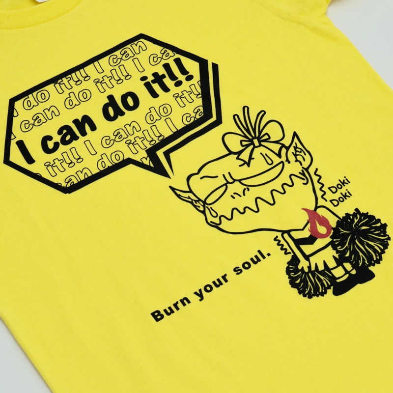 Tシャツ　チキンハートのモンスター