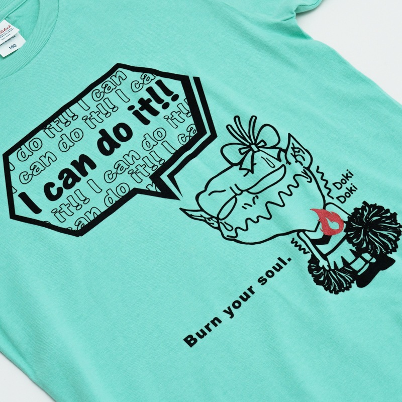 Tシャツ　チキンハートのモンスター