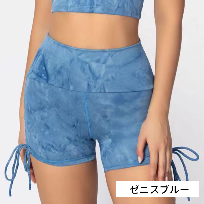 レギンス　ショートパンツ タイダイ柄