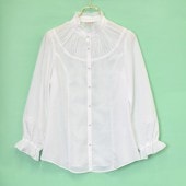 衼㥶֥饦 (Yoke gather blouse)