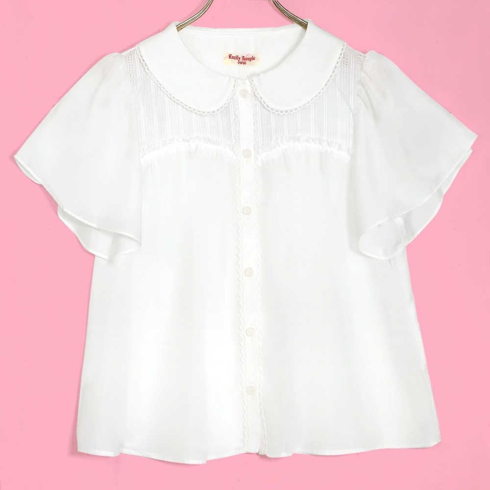 ե륹꡼֥֥饦(frill sleeve blouse)