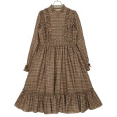 ɥ顼ե륿ԡ (standcollar frill tartan dress)