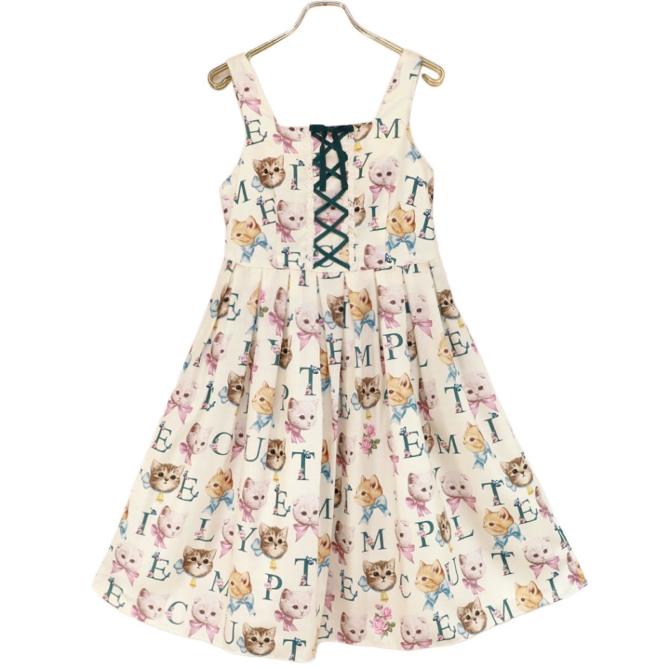 Alphabet CATS Ρ꡼֥ԡ (Alphabet CATS sleeveless dress)