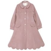 Emily Temple cute 別珍コート レジメンタル ボルトー Emily Temple cute | エミリーテンプルキュート コート (USED)の