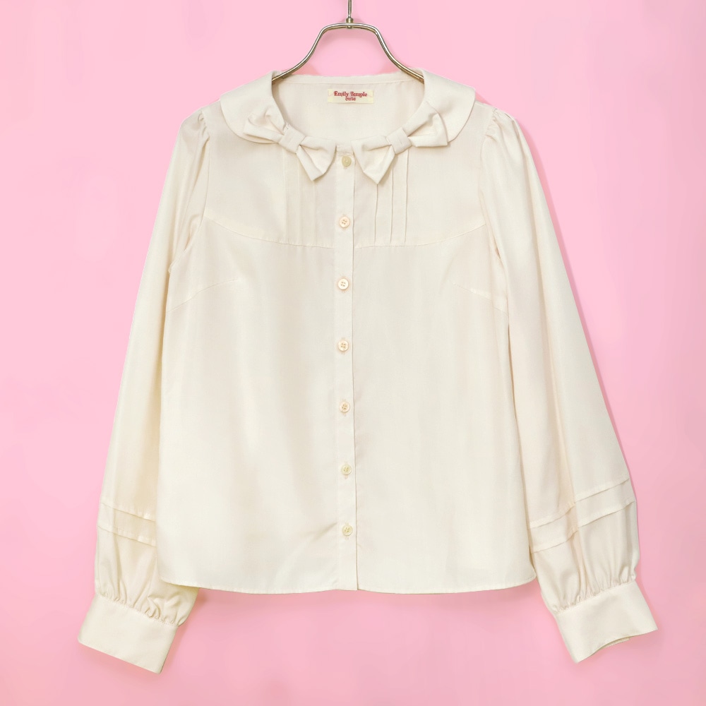 �ĥ����ܥ�֥饦�� (twin ribbon blouse)