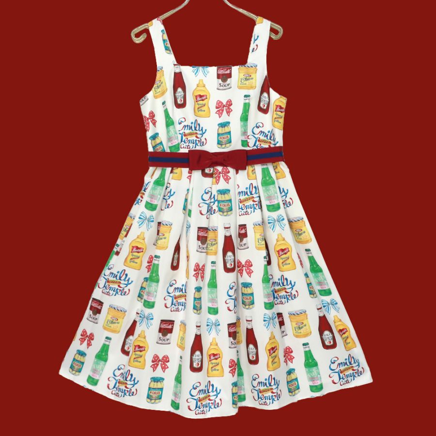 Reservation】Tasty Labelsノースリーブワンピース (Tasty