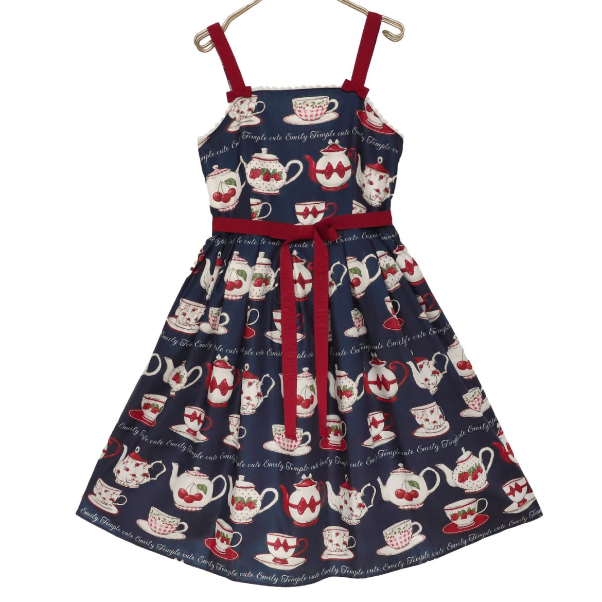 最終お値下げEmily temple cute tea timeワンピース Reservation 】Tea Cabinetキャミソールワンピース(Tea Cabinet