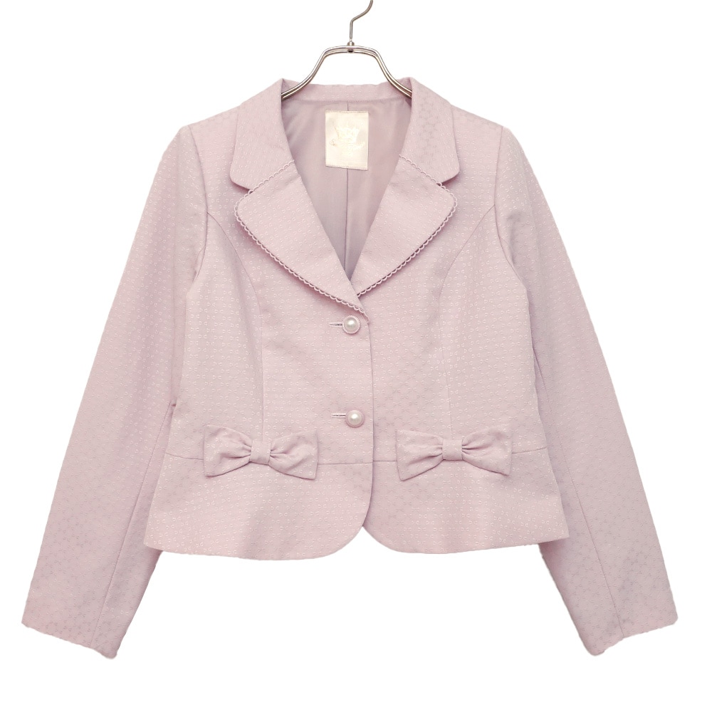 ��ܥ󥸥㥬���ɥ��㥱�å�(Ribbon jacquard jacket)
