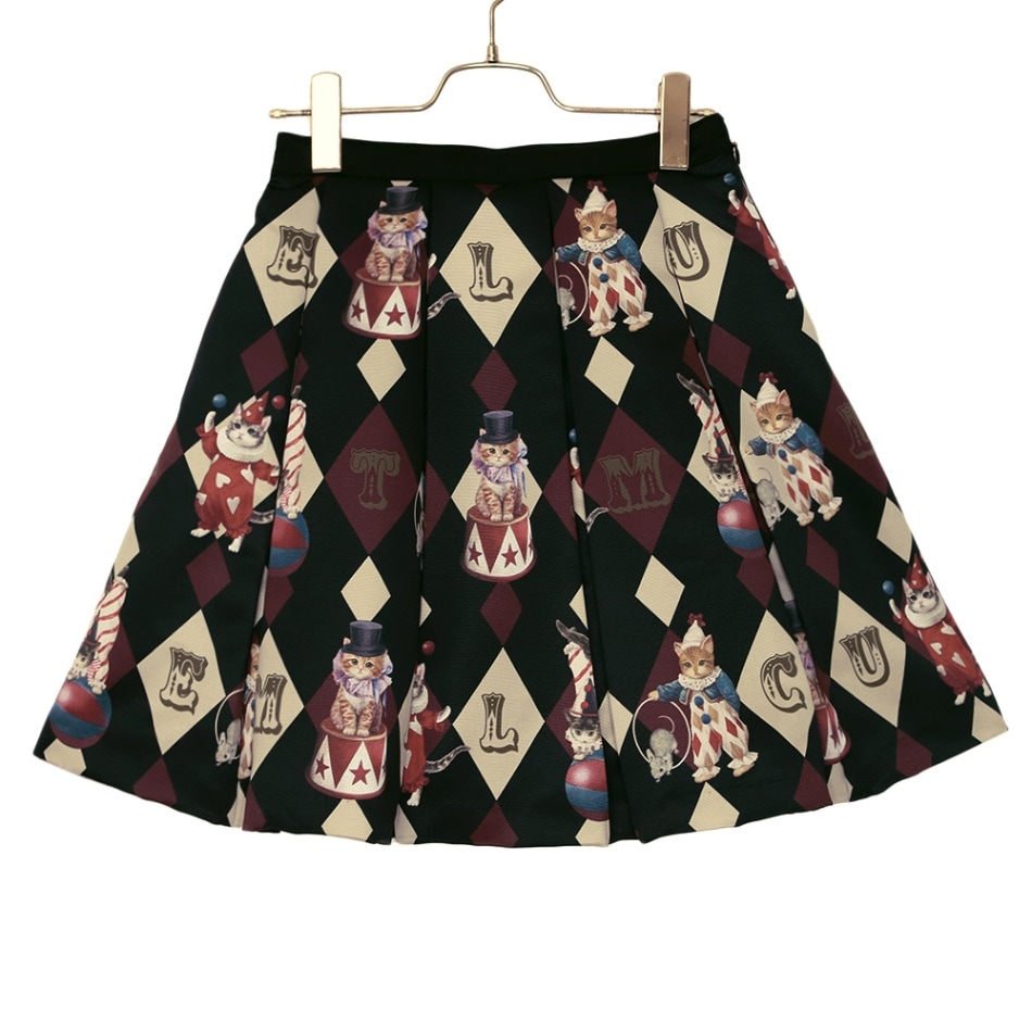 CIRCUS CATS�ץ꡼�ĥ������� (CIRCUS CATS pleats skirt)