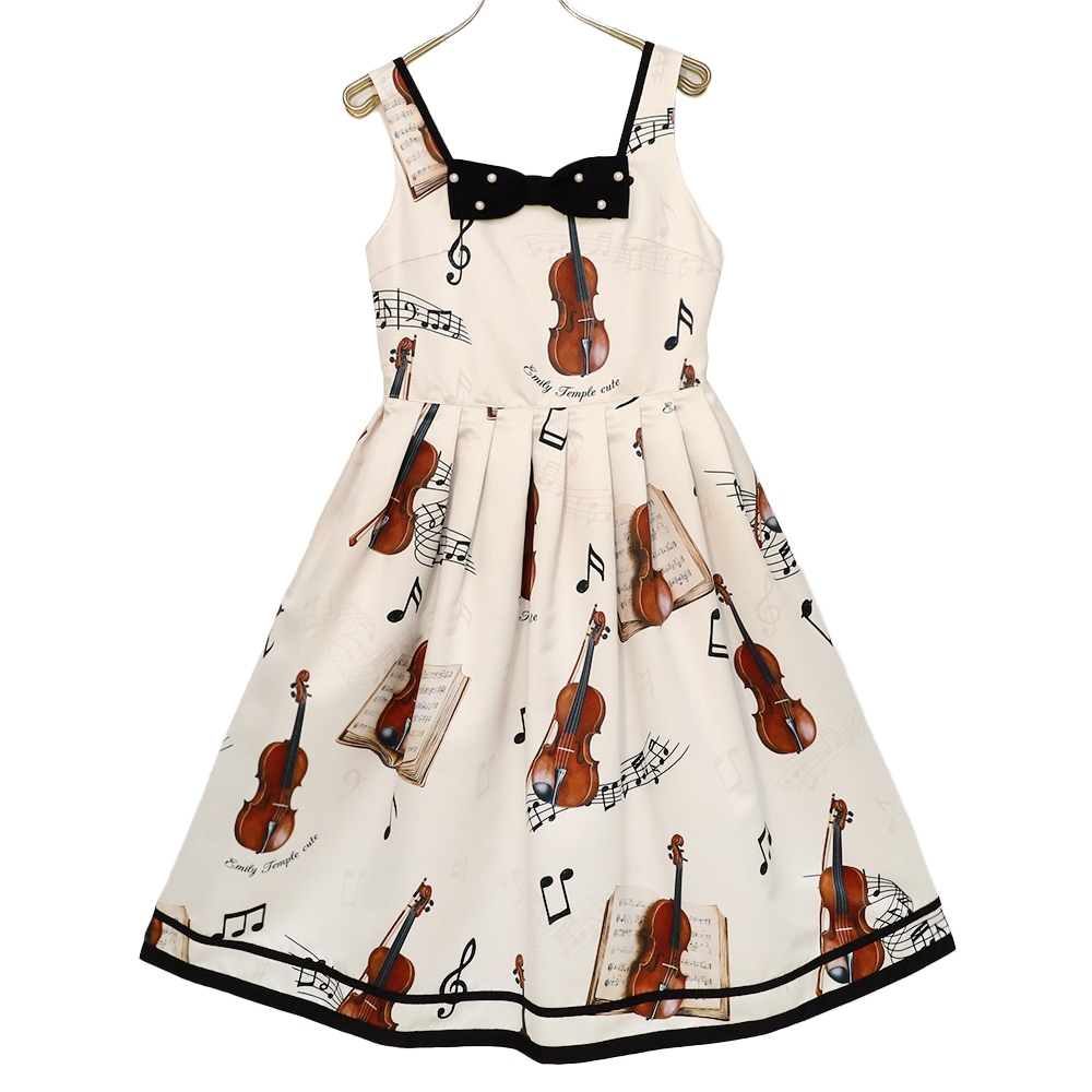 Violin Concertoノースリーブワンピース(Violin Concerto sleeveless