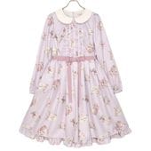 EmilyTempleCuteレターラビット柄ピンクJSKカットソーセット gelato pique（ジェラートピケ） ラビット柄カップインプルオーバー