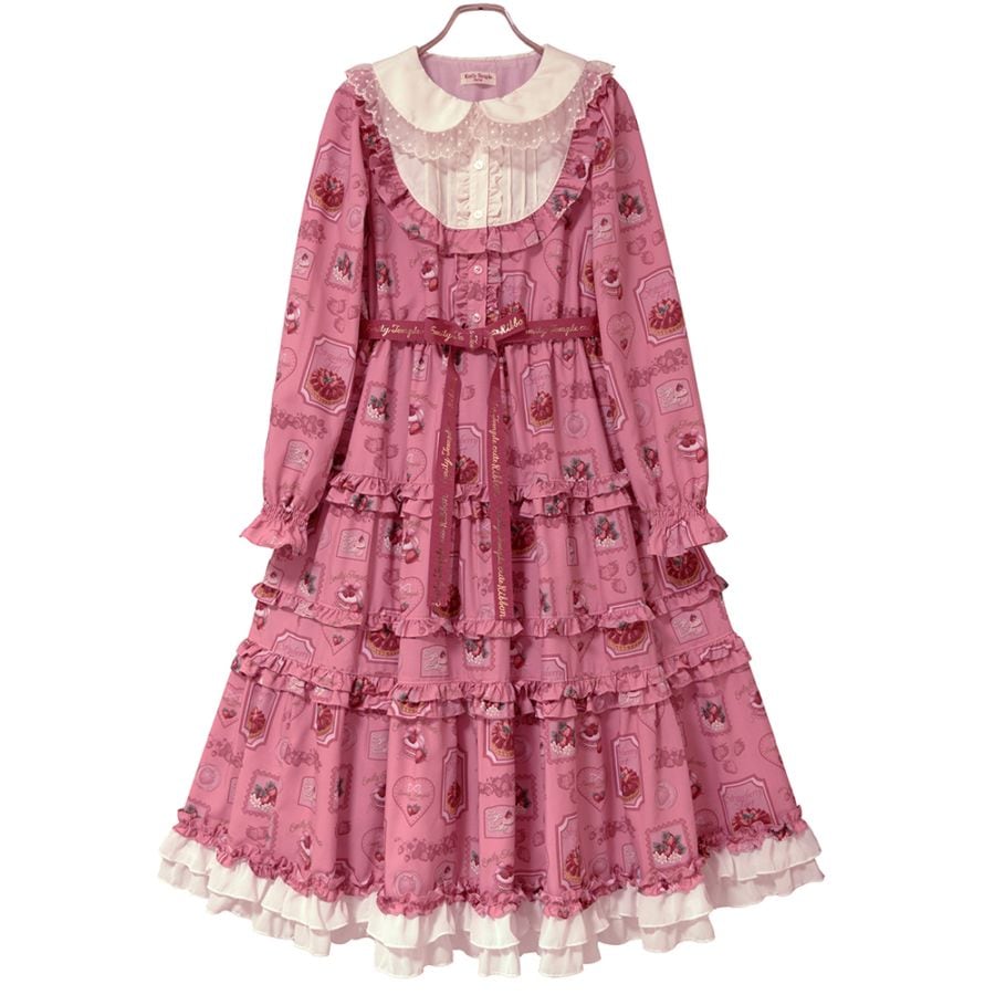 EmilyTempleCuteワンピース リボン いちご ケーキ ゴスロリ Reservation】Strawberry Collectionドレス(Strawberry Collection
