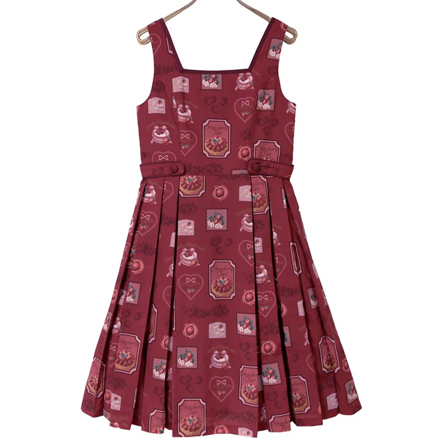 Reservation】Strawberry Collectionノースリーブワンピース