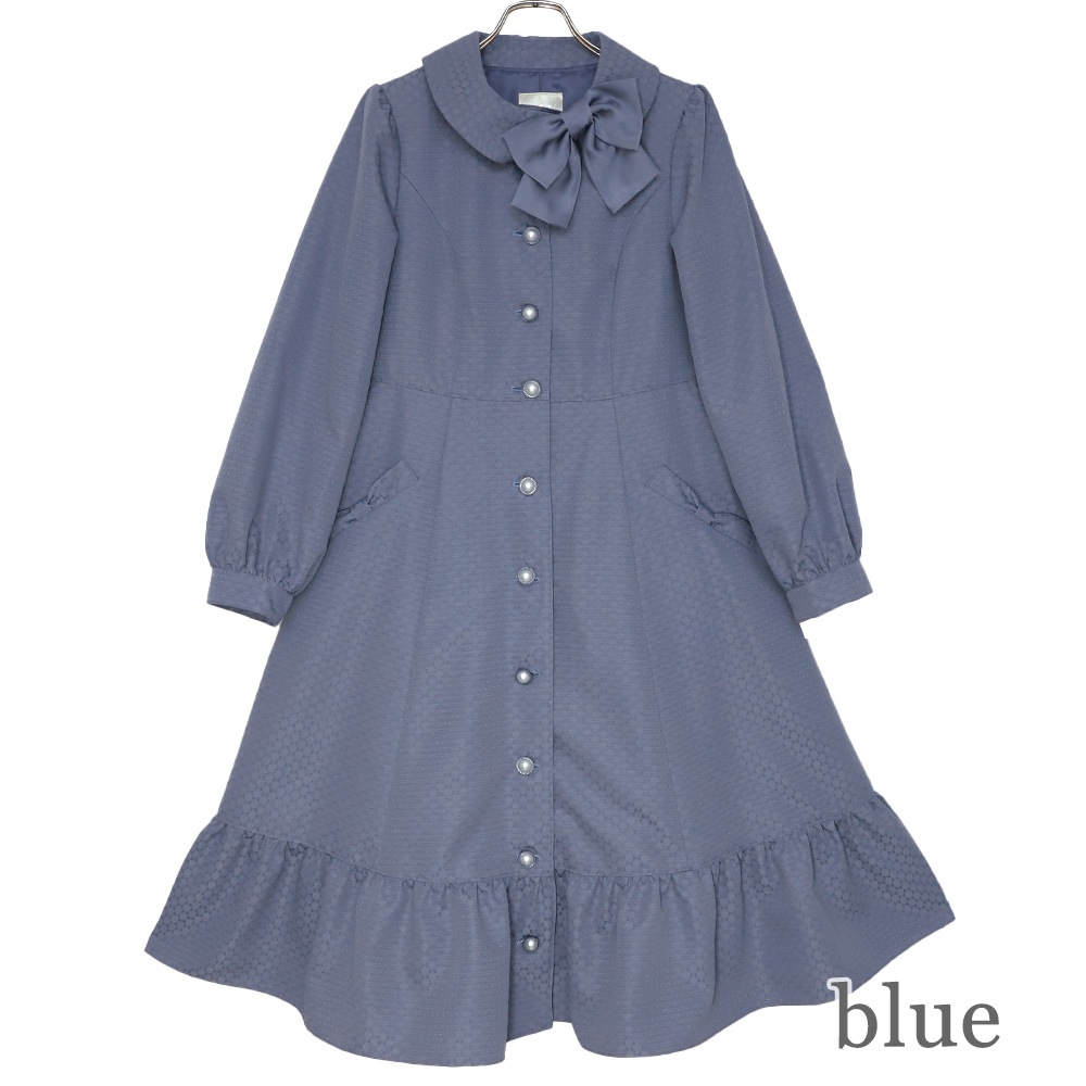 ��ܥ󥸥㥬���ɥ�����(Ribbon jacquard coat)