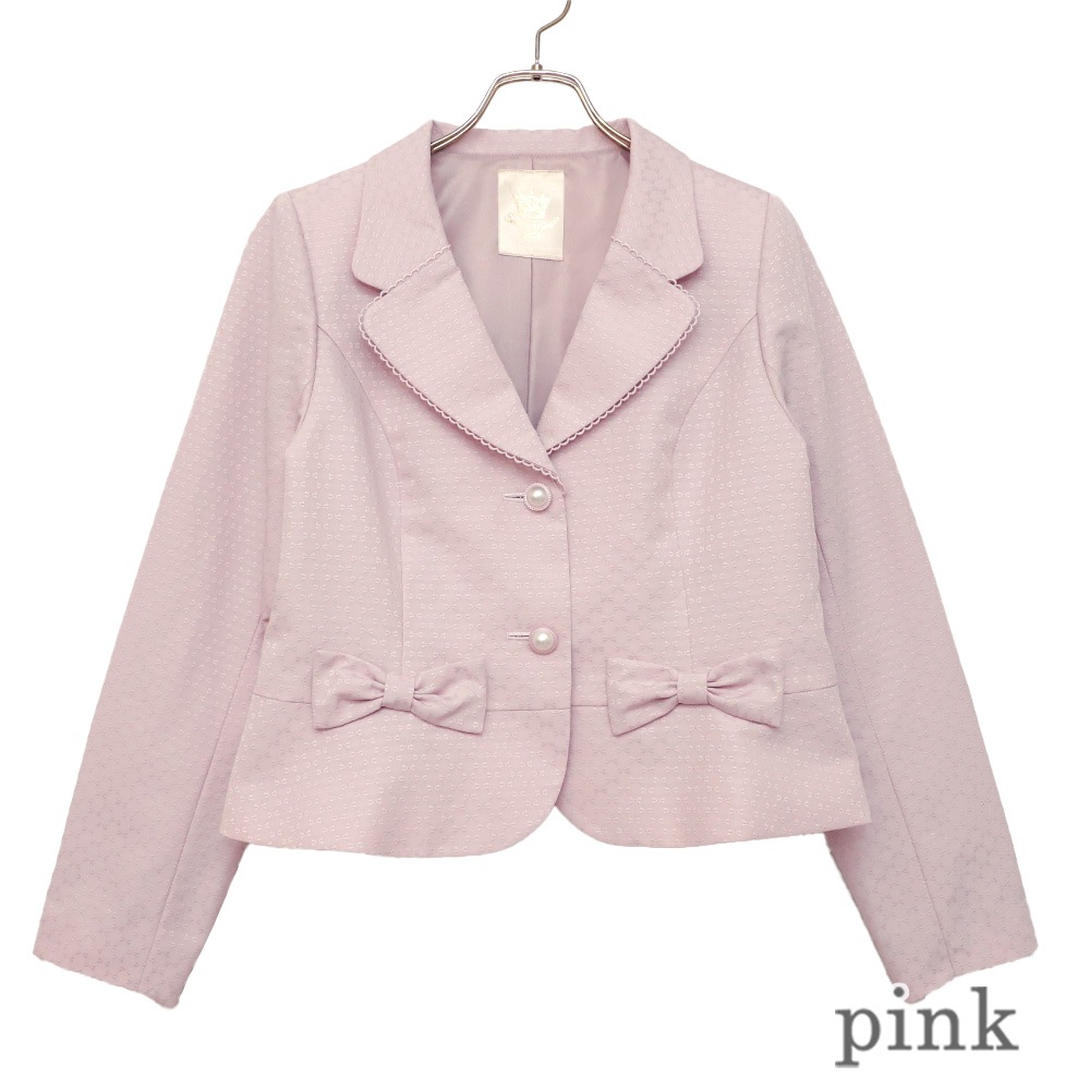 ��ܥ󥸥㥬���ɥ��㥱�å�(Ribbon jacquard jacket)
