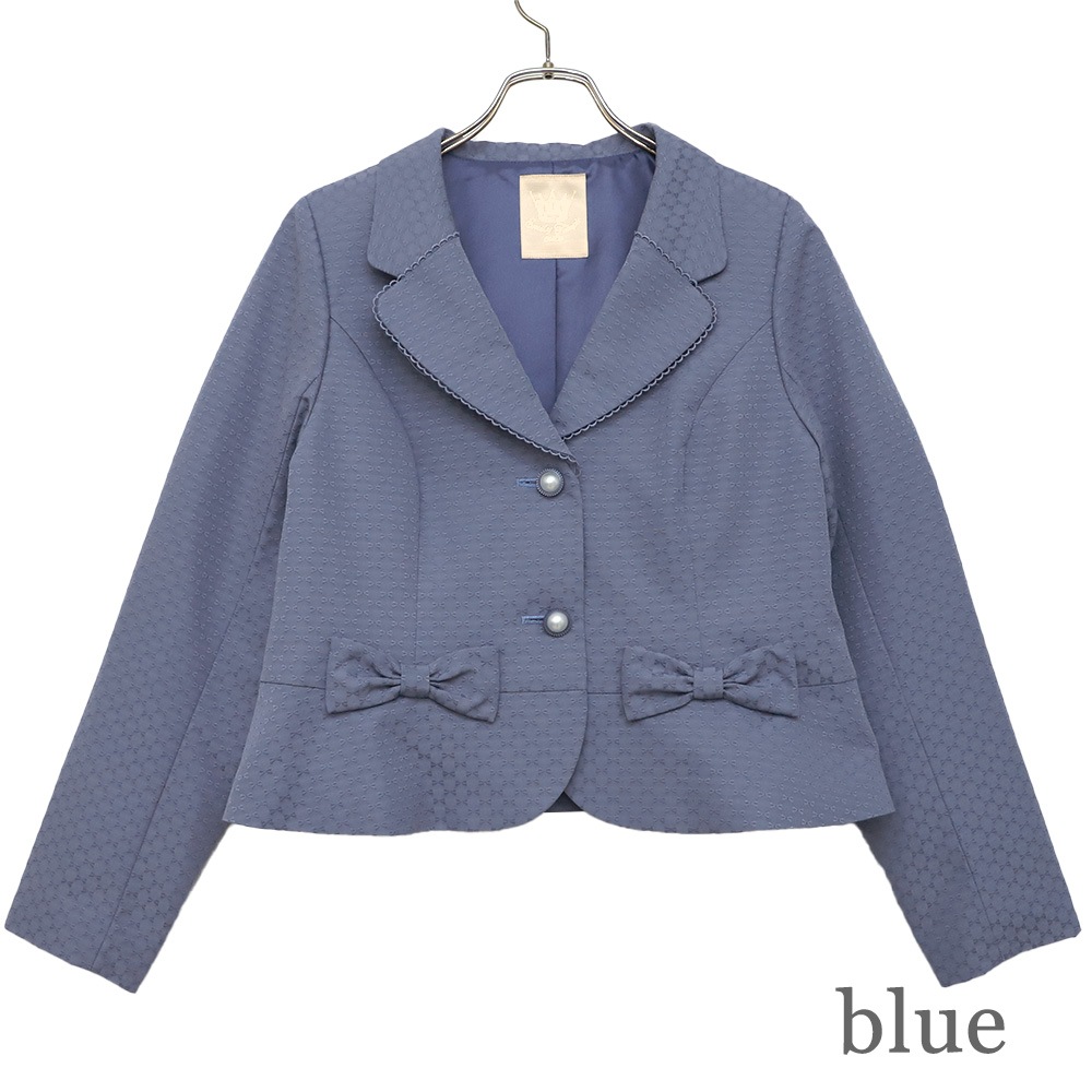 ��ܥ󥸥㥬���ɥ��㥱�å�(Ribbon jacquard jacket)