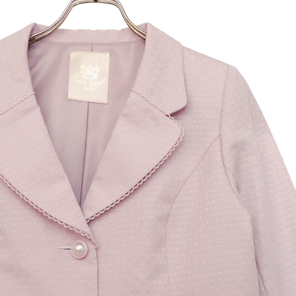 ��ܥ󥸥㥬���ɥ��㥱�å�(Ribbon jacquard jacket)