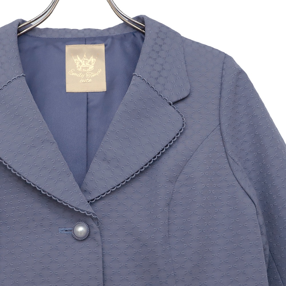 ��ܥ󥸥㥬���ɥ��㥱�å�(Ribbon jacquard jacket)