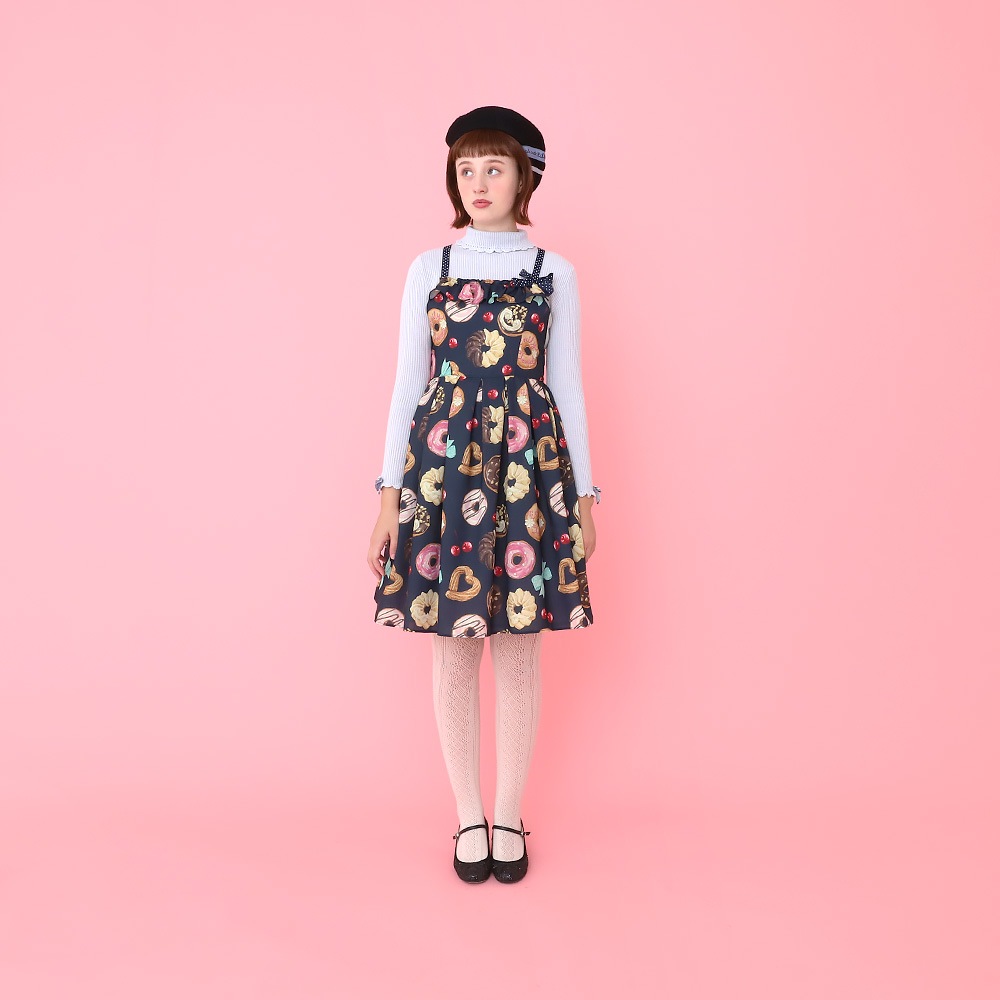 manyɡʥĥߥԡ(many donuts camisole dress)