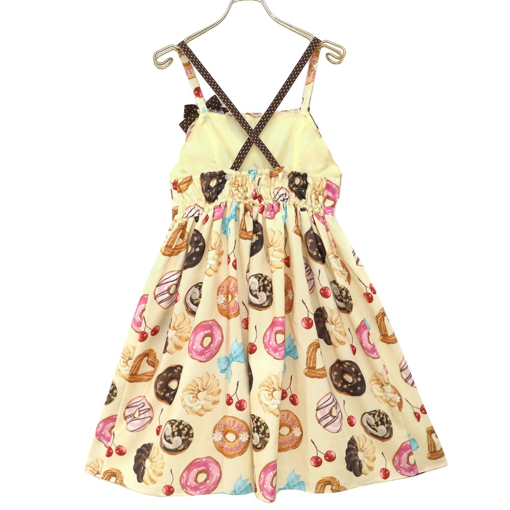 manyɡʥĥߥԡ(many donuts camisole dress)
