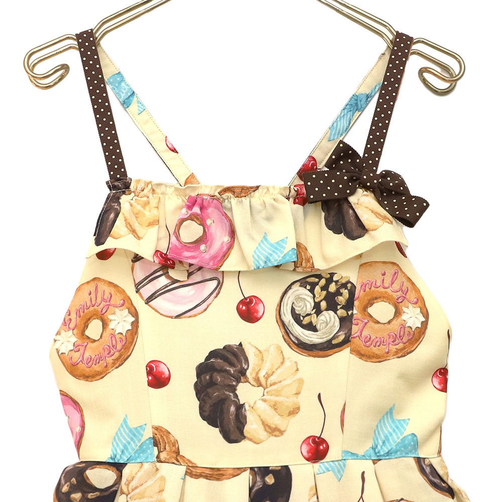 manyɡʥĥߥԡ(many donuts camisole dress)