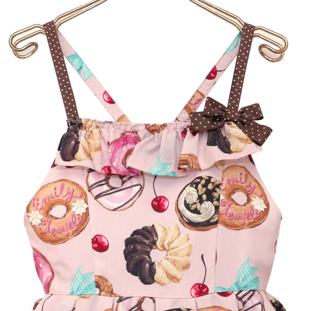 manyɡʥĥߥԡ(many donuts camisole dress)