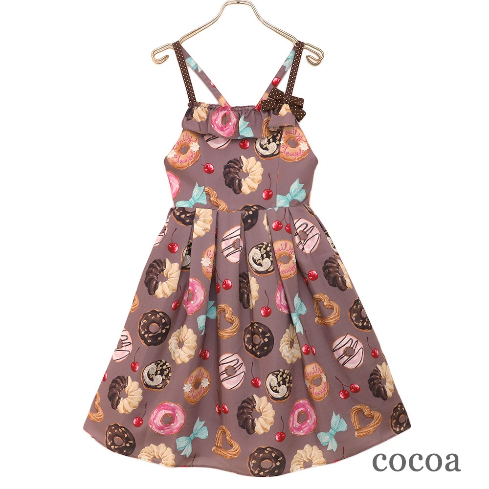manyɡʥĥߥԡ(many donuts camisole dress)