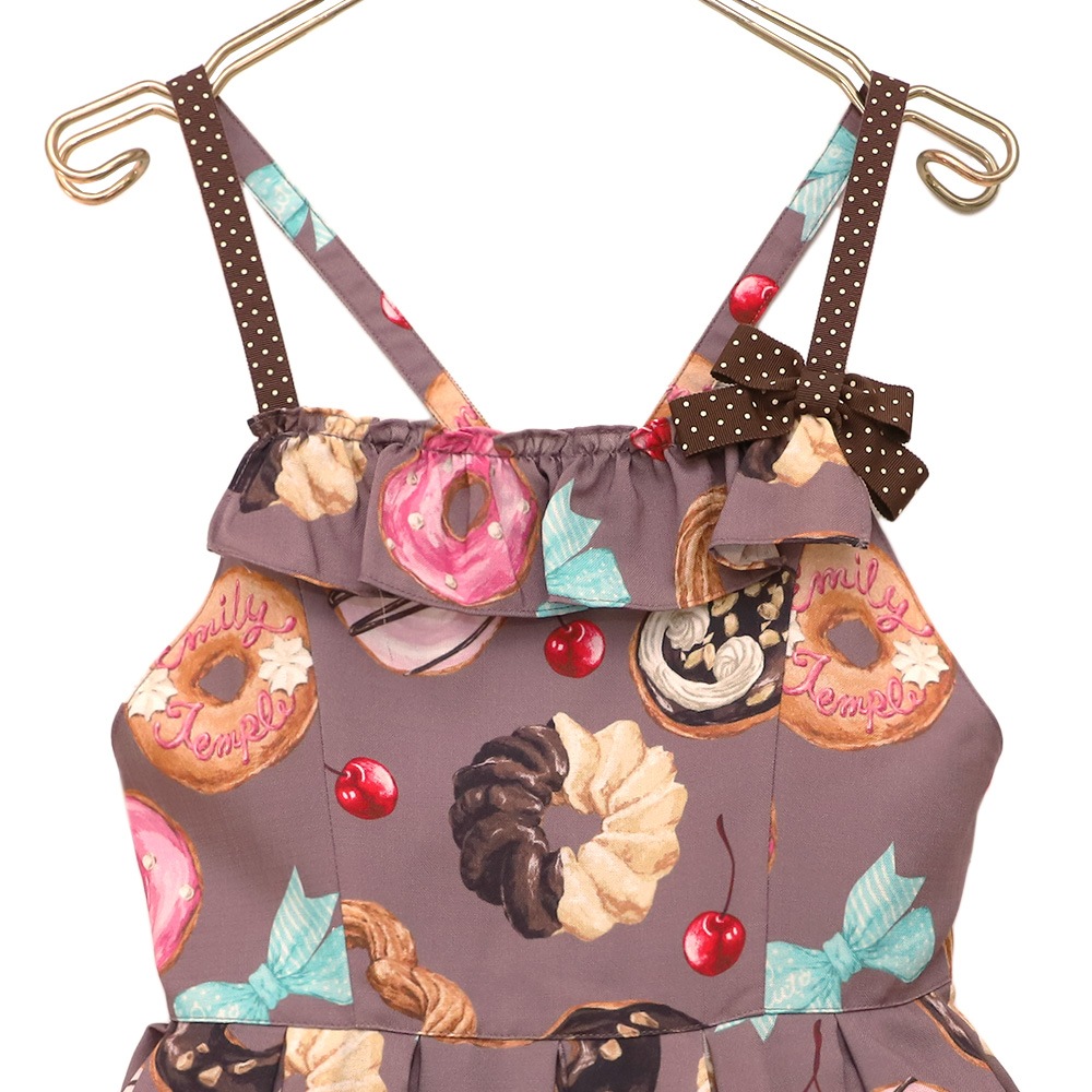 manyɡʥĥߥԡ(many donuts camisole dress)