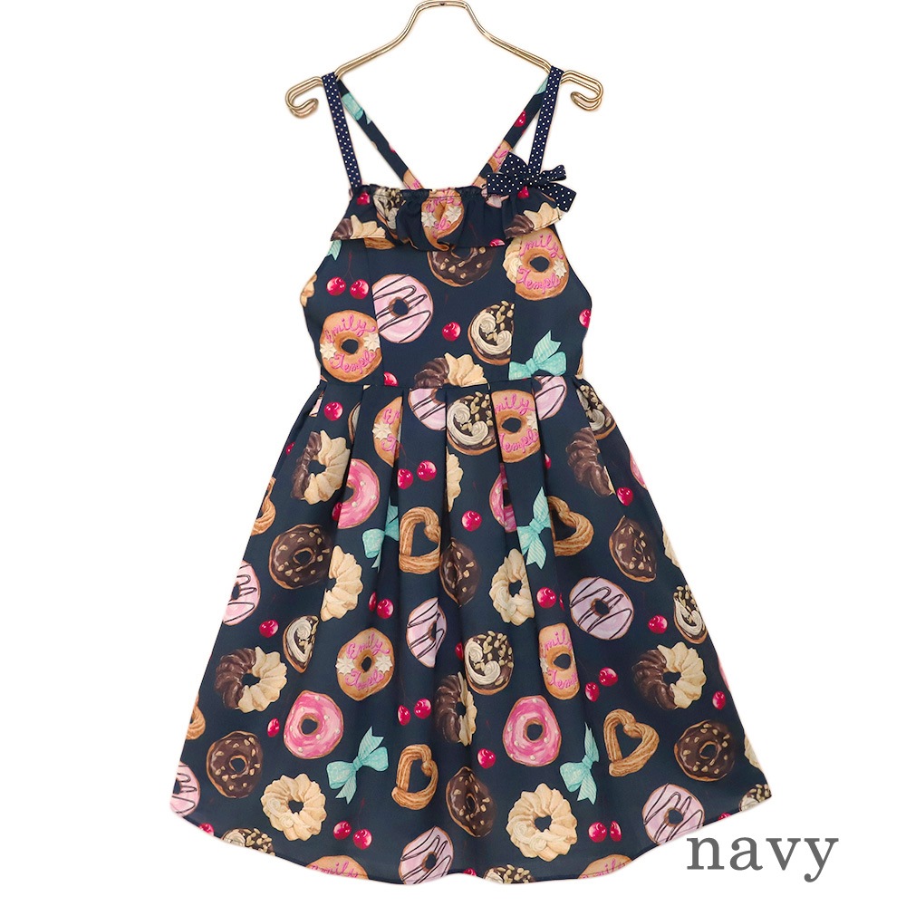 manyɡʥĥߥԡ(many donuts camisole dress)