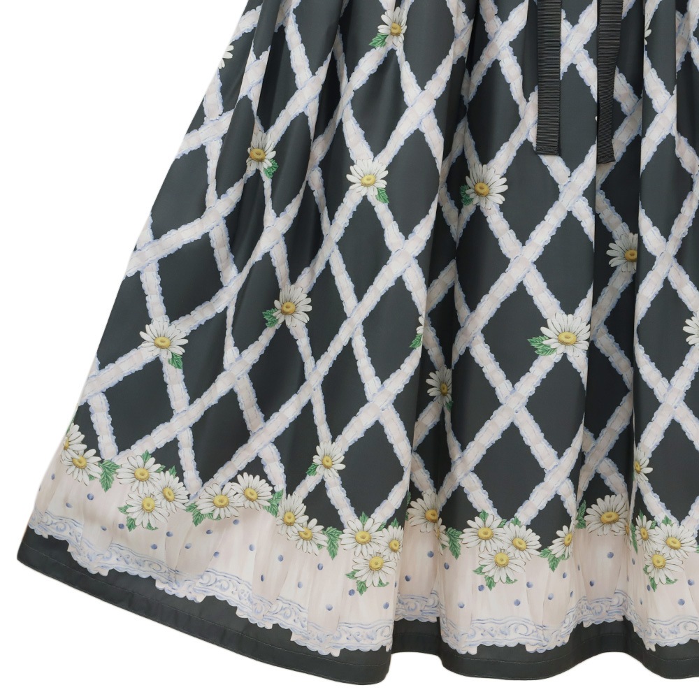 �������졼���ޡ�����åȥ��ԡ��� (cross lace Marguerite dress)