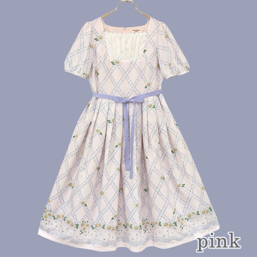 �������졼���ޡ�����åȥ��ԡ��� (cross lace Marguerite dress)