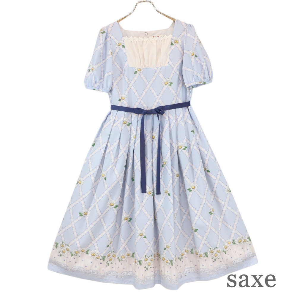 �������졼���ޡ�����åȥ��ԡ��� (cross lace Marguerite dress)