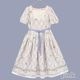 �������졼���ޡ�����åȥ��ԡ��� (cross lace Marguerite dress)