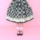 �������졼���ޡ�����åȥ��ԡ��� (cross lace Marguerite dress)